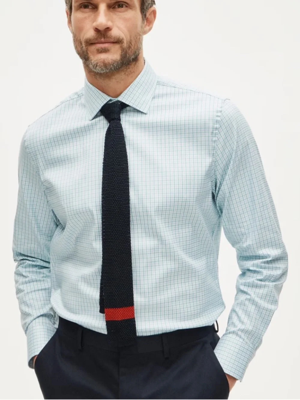 J crew Bowery performance stretch dress shirt with spread collar Item BX291
